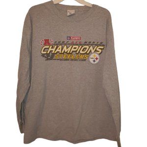 NFL Pittsburgh Steelers Long Sleeve Top 2007 AFC L